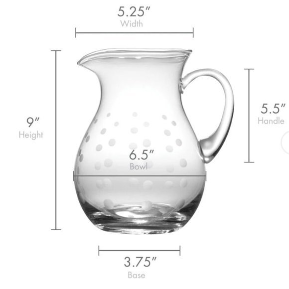 NEW Mikasa Cheers 3L Glass Crystal Pitcher - Picture 2 of 5